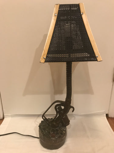 Old Fuel Pump Nozzle Lamp