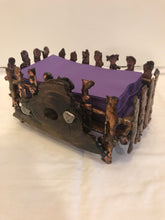 Load image into Gallery viewer, Copper Napkin Holder with Wood Design