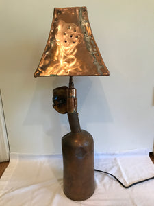 Old Copper Can Lamp